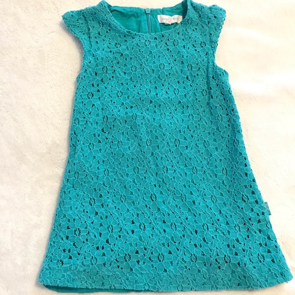 Pumpkin Patch Little Girls Teal Dress